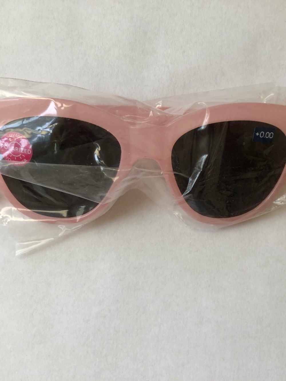 NEW‎ Peepers Pink Cat Eye Sunglasses UV400 Polarized